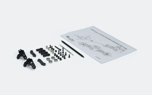 SCA-1E ALUM STEERING KNUCLE SET ( V3)