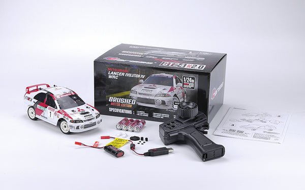 GT24 2.0 MITSUBISHI LANCER EVO 4 WRC (Brushed Motor Edition)