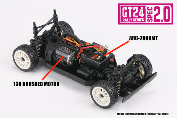 GT24 2.0 MITSUBISHI LANCER EVO 4 WRC (Brushed Motor Edition)