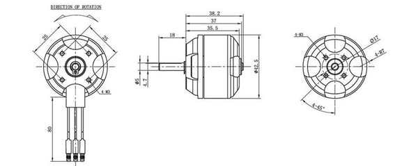DRONE MOTOR: 3510(BL-4210D)