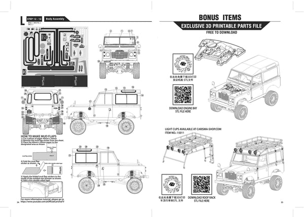 SCA-1E D2.1 BULLDOG CLEAR BODY SET