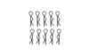 M40 S Body Clips/Snap Pins (x10)