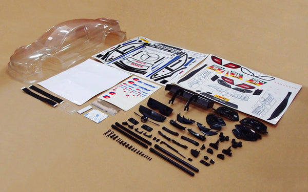 GT10 RS 1/10 Mercedes AMG C Coupe DTM 2014 #20 Clear/Unpainted Body
