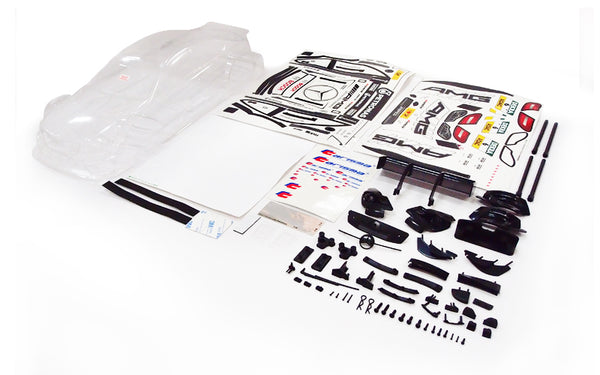 GT10 RS 1/10 Mercedes AMG C Coupe DTM 2014 #6 Clear/Unpainted Body