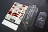 CR 4XS Clear/Unpainted Body Set (with Rear Wing & Decals)