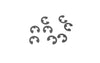 CRF1 2.3mm E Clip Set (x8)