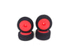 GT24B MEENI PINS RALLY TIRES SET MOUNTED (ORANGE)