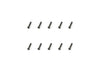 MSA-1E Button Head Screw Set M1.4x8mm (x10)
