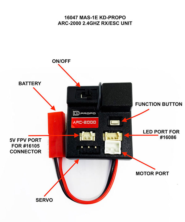 MSA-1E 5V Dedicated FPV Port Connector