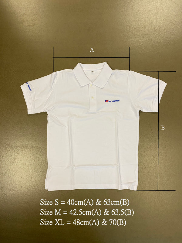 WHITE POLO T-SHIRT