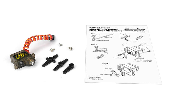 Carisma/CSA High Torque Metal Gear Micro Servo (For 1/24 Applications)