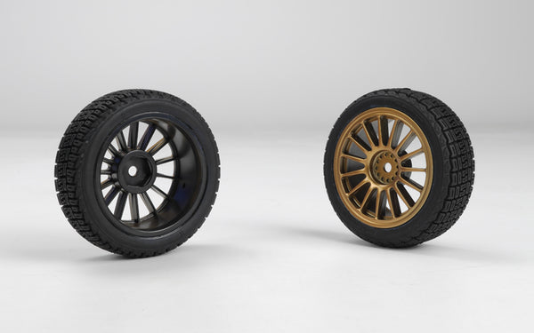 M40 S Gold Rally Pre-glued Wheels & Tyres