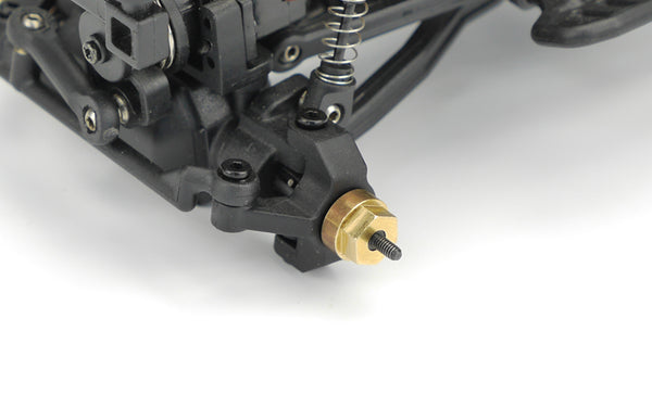 MSA-1E 1/24th Brass Weight Wheels Hex Set (4 PCS)