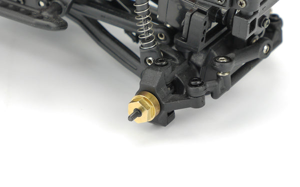 MSA-1E 1/24th Brass Weight Wheels Hex Set (4 PCS)