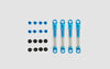 MSA-1E alum oil shocks set (Blue)