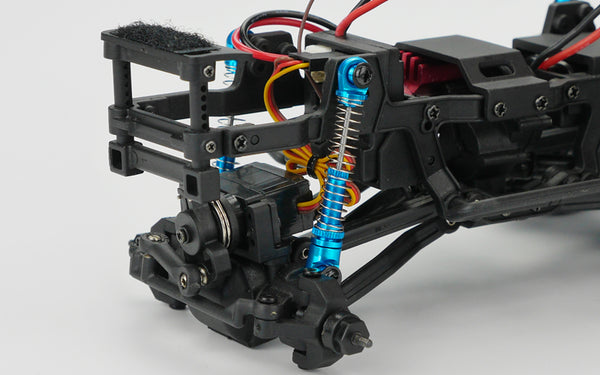 MSA-1E alum oil shocks set (Blue)