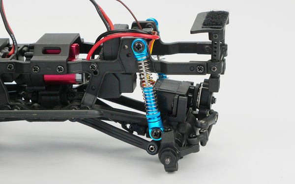 MSA-1E alum oil shocks set (Blue)