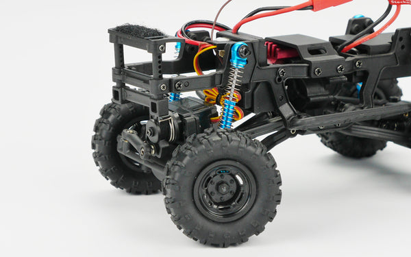 MSA-1E alum oil shocks set (Blue)