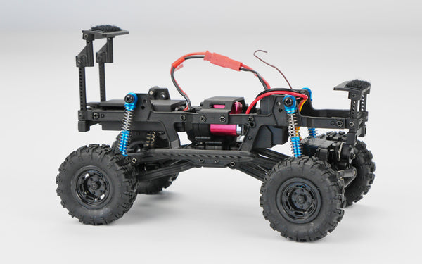 MSA-1E alum oil shocks set (Blue)