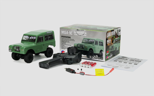 MSA-1E 1/24th 4WD RTR 1968 Land Rover Series IIA In Classic Green