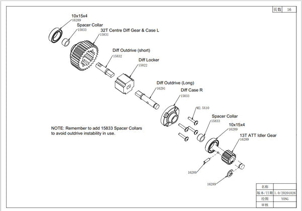 SCA-1E 2.1 ATT Transmission Conversion set