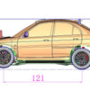 GT24 MITSUBISHI LANCER EVOLUTION IV WRC CLEAR BODY SET