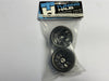 F1 RUBBER FRONT WHEELS (PR.) BLACK