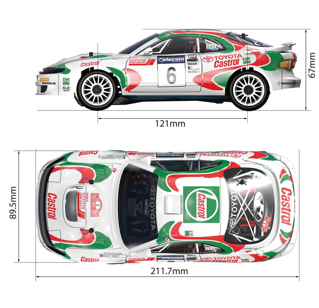 トヨタ セリカ GT-FOUR WRC & GT-Four セット celica_dimension_photo_b9cd979
