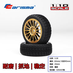 M40 S Gold Rally Pre-glued Wheels & Tyres (Pr)