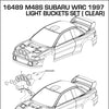 M48S Subaru WRC 1997 Light Buckets set ( Painted)