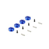 12MM ALUM WHEEL HEX SET (5MM THICK) (BLUE)
