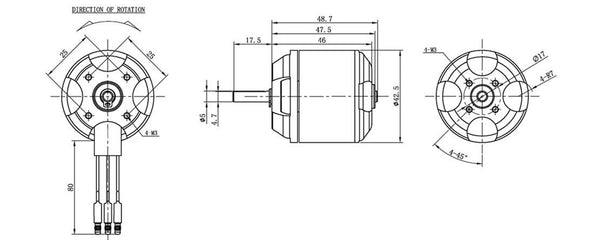 DRONE MOTOR: 3520(BL-4220D)