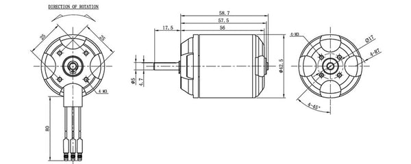 DRONE MOTOR: 3530(BL-4230D)