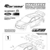 GT24 M-Sport Ford Puma Hybrid Rally1 2024 spec Painted body set