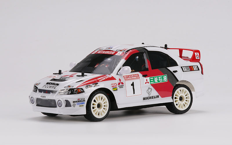自動車 WRC MITSUBISHI LANCER GSR EVOLUTION IV GT24 2.0 MITSUBISHI LANCER EVO 4 WRC (Brushed Motor Edition