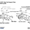 CRF-1 Rear Pod Support Plate