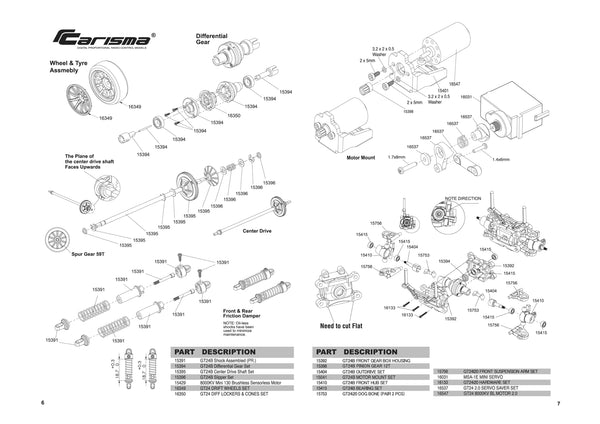 GT24 DIFF LOCKERS & CONES SET