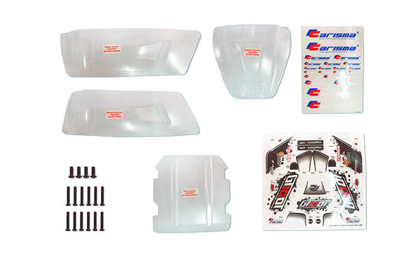 GT10 DT Clear/Unpainted Body Panel set