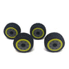 GT24TR WHEEL AND TIRE SET (ASSEMBLED) YELLOW