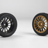 M40 S Gold Rally Pre-glued Wheels & Tyres 