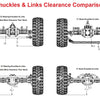 SCA-1E Alloy & CF Steering Knuckle Set (V2)
