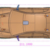 GT24 MITSUBISHI LANCER EVOLUTION IV WRC CLEAR BODY SET